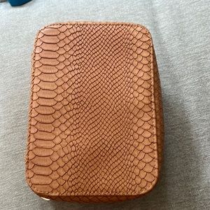 Trish McEvoy Makeup Planner snake print with insert